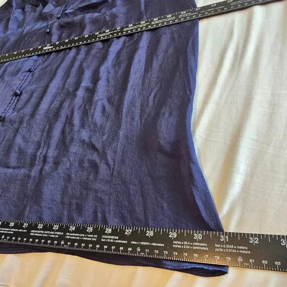 🆕 Rose & Olive Tunic Top Womens 3X Solid Blouse flowy plus size purple mauve - Picture 16 of 16